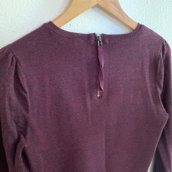 Maroon Sweater Top size Small - Picture 7 of 7